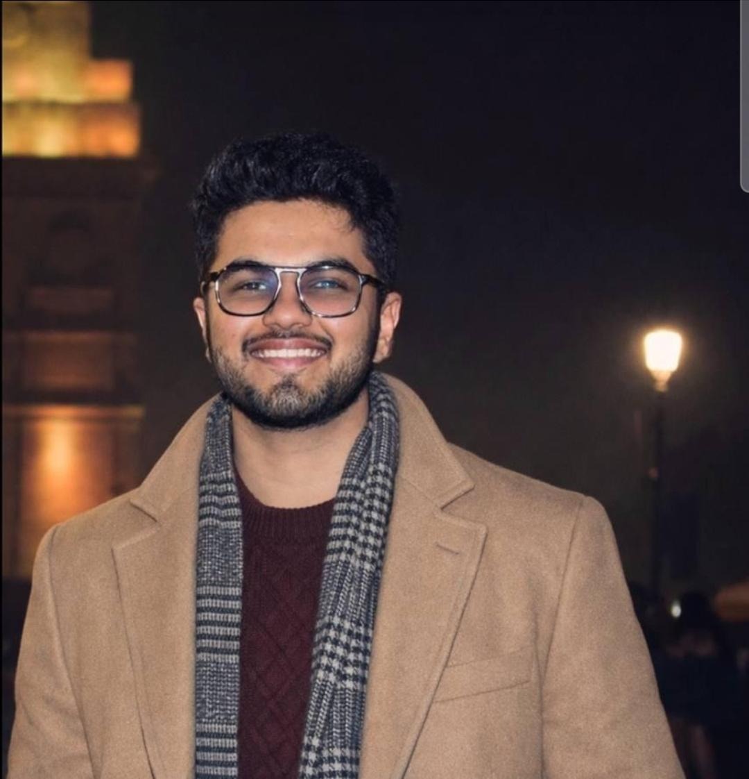 Portrait of Piyush Choudhary, a Grameen Yuva Kendra aspirant.